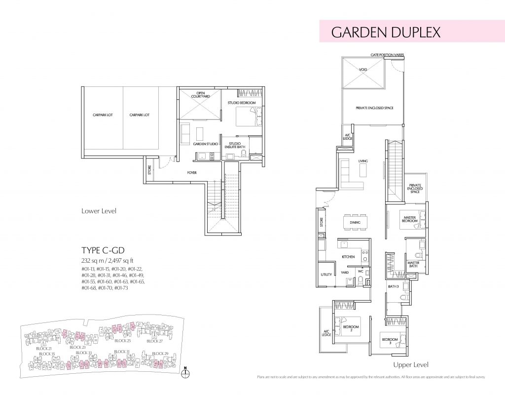 Terrasse Garden Duplex Type C-GD Floor Plan